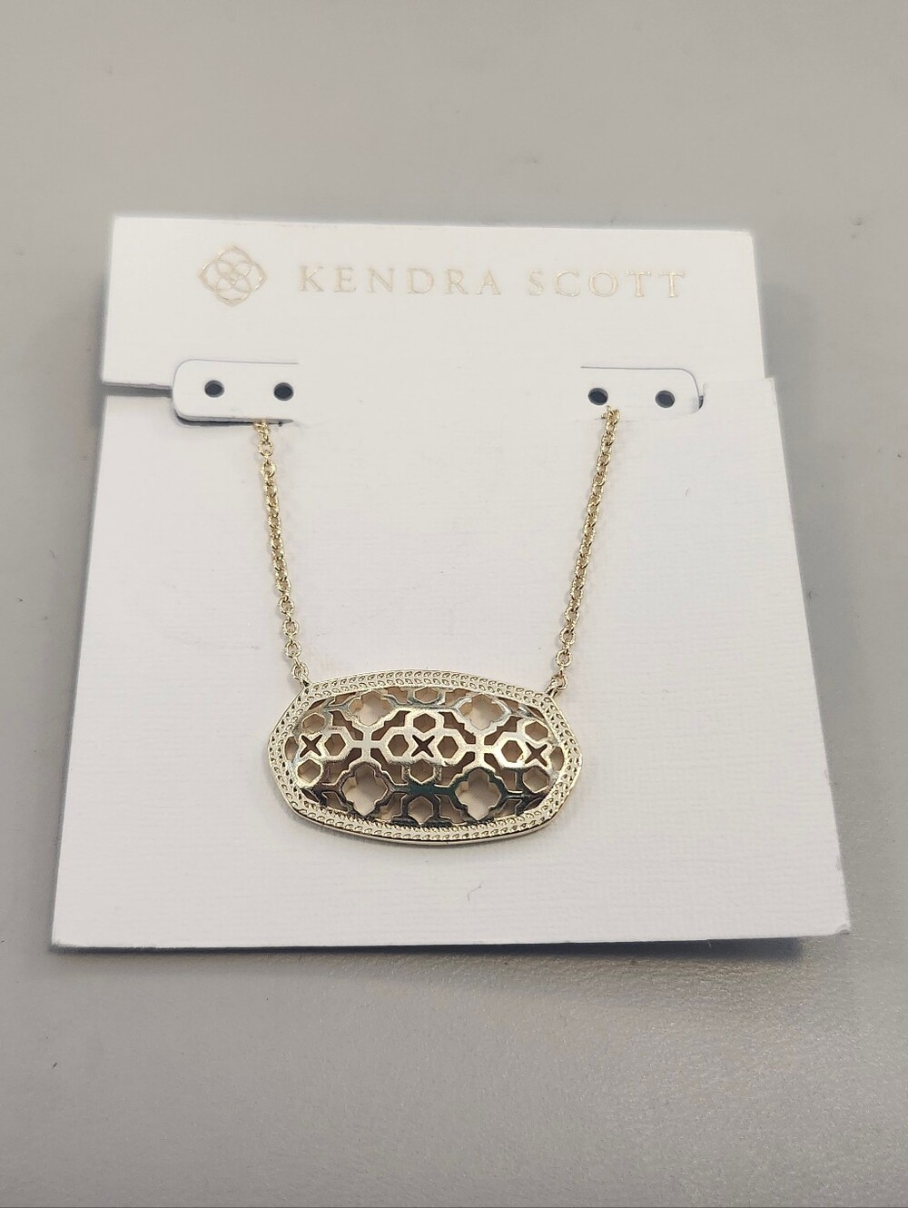 NWT Kendra Scott Gold-Tone Dollie Necklace